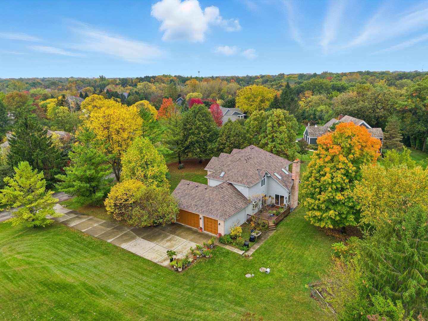 4420 Stonehaven Drive Long Grove, IL 60047 - Photo 54 of 59 a view of a house with a yard