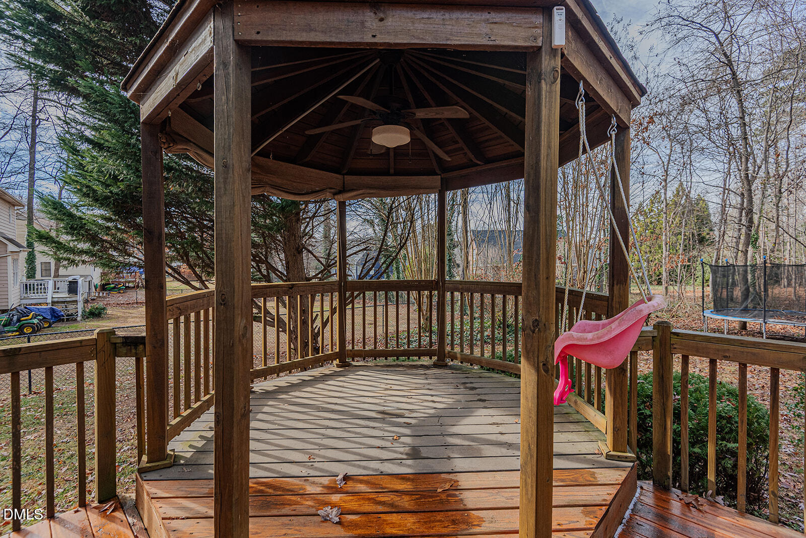 802 South Third Street Mebane, NC 27302 - Photo 33 of 41 a view of a balcony with wooden floor