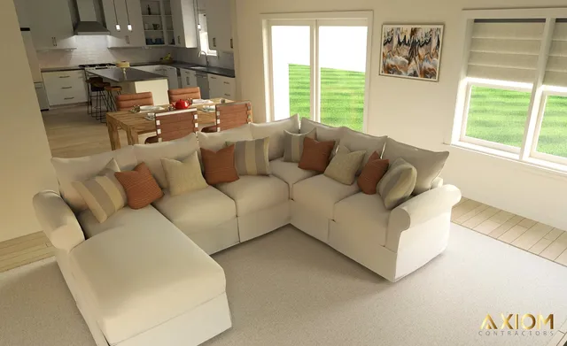 a bedroom with a bed and a television