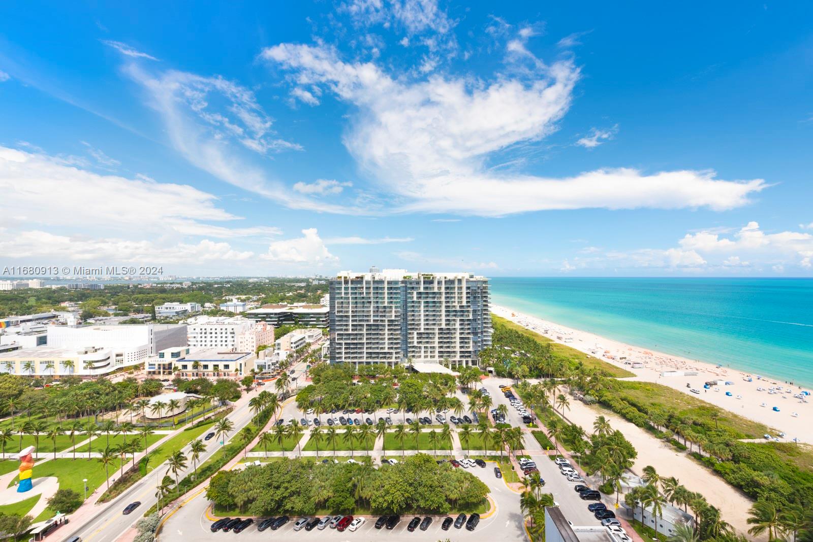 101 20th Street, Unit 2603 Miami Beach, FL 33139 - Photo 11 of 16 a view of a city with an ocean view