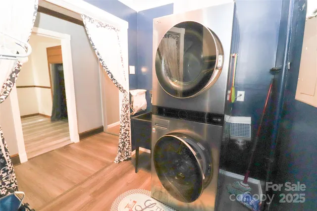 a close view of utility room