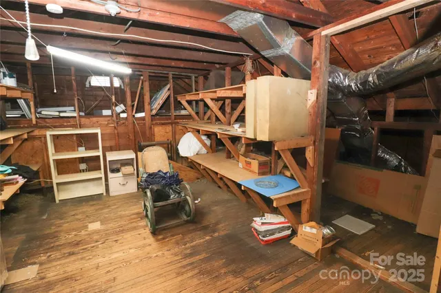 a room with gym equipment