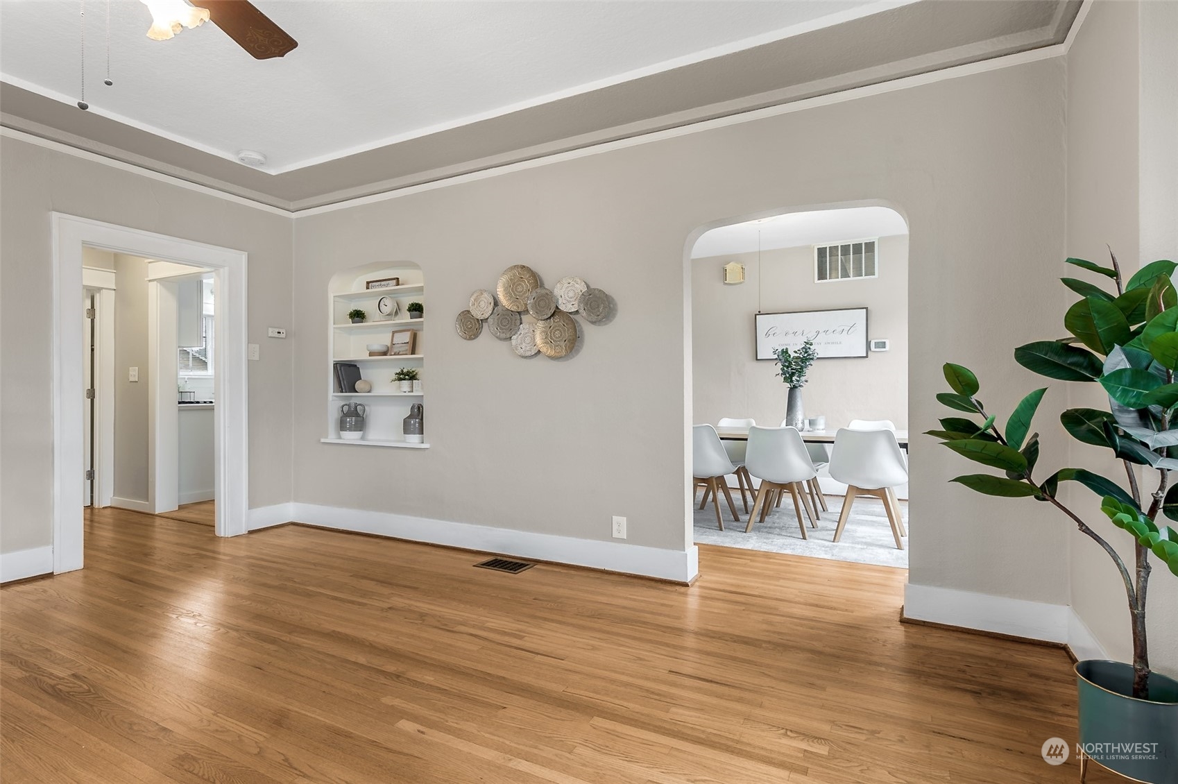 190 Southwest Lewis Street Chehalis, WA 98532 - Photo 12 of 30 a view of livingroom with furniture and wooden floor