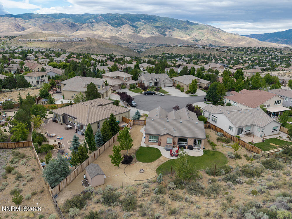 7865 Peavine Trail Court Reno, NV 89523 - Photo 33 of 33 Aerial Backyard 1000x700