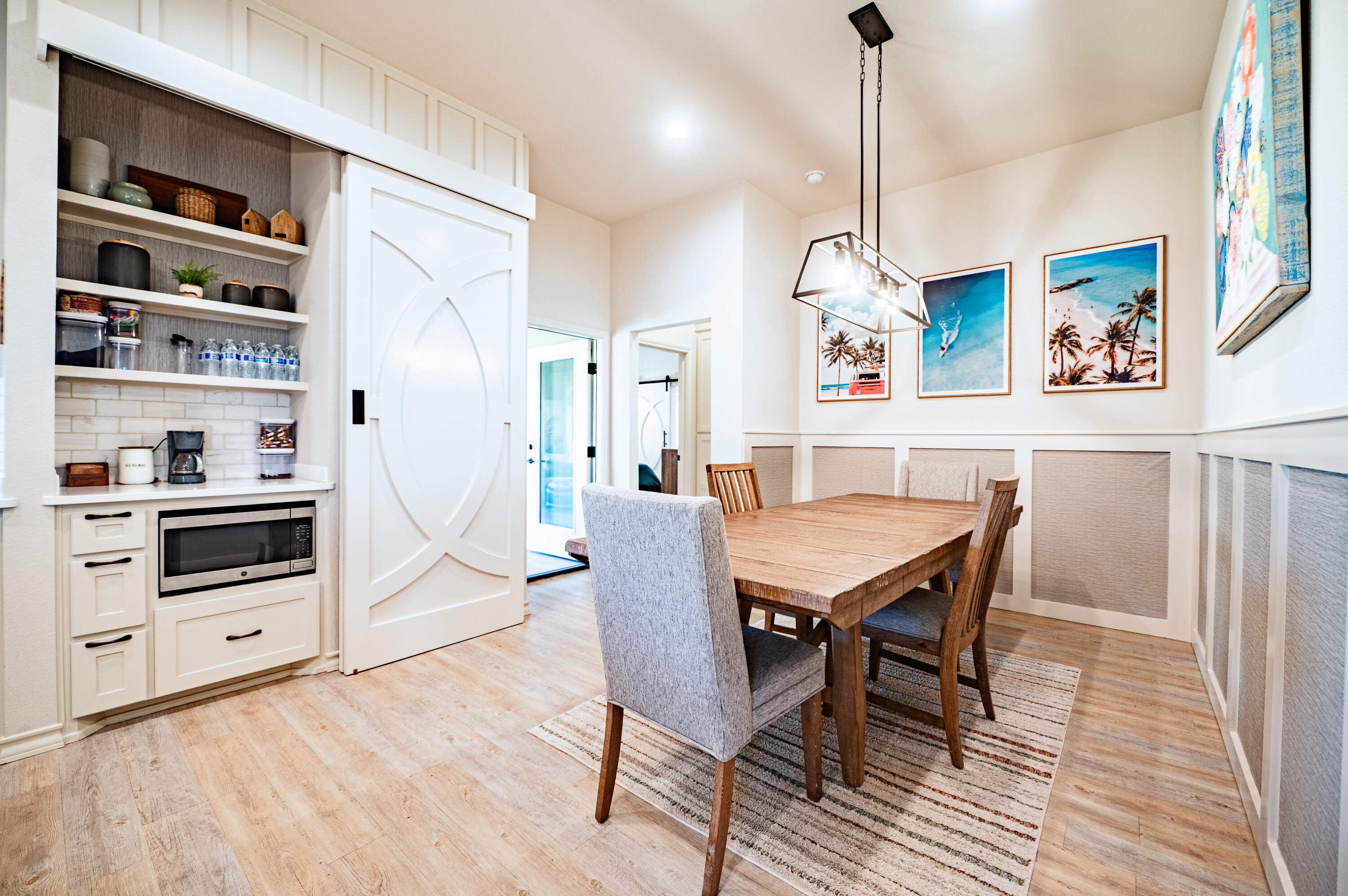 3442 126th Street Lubbock, TX 79423 - Photo 33 of 53 a dining room with furniture and wooden floor