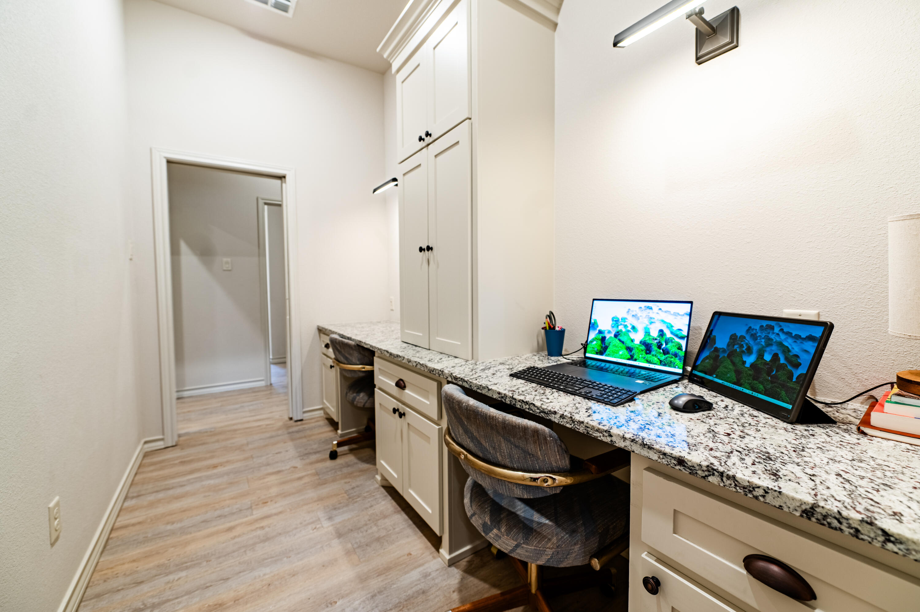 3442 126th Street Lubbock, TX 79423 - Photo 39 of 53 a kitchen with stainless steel appliances granite countertop a stove and a sink