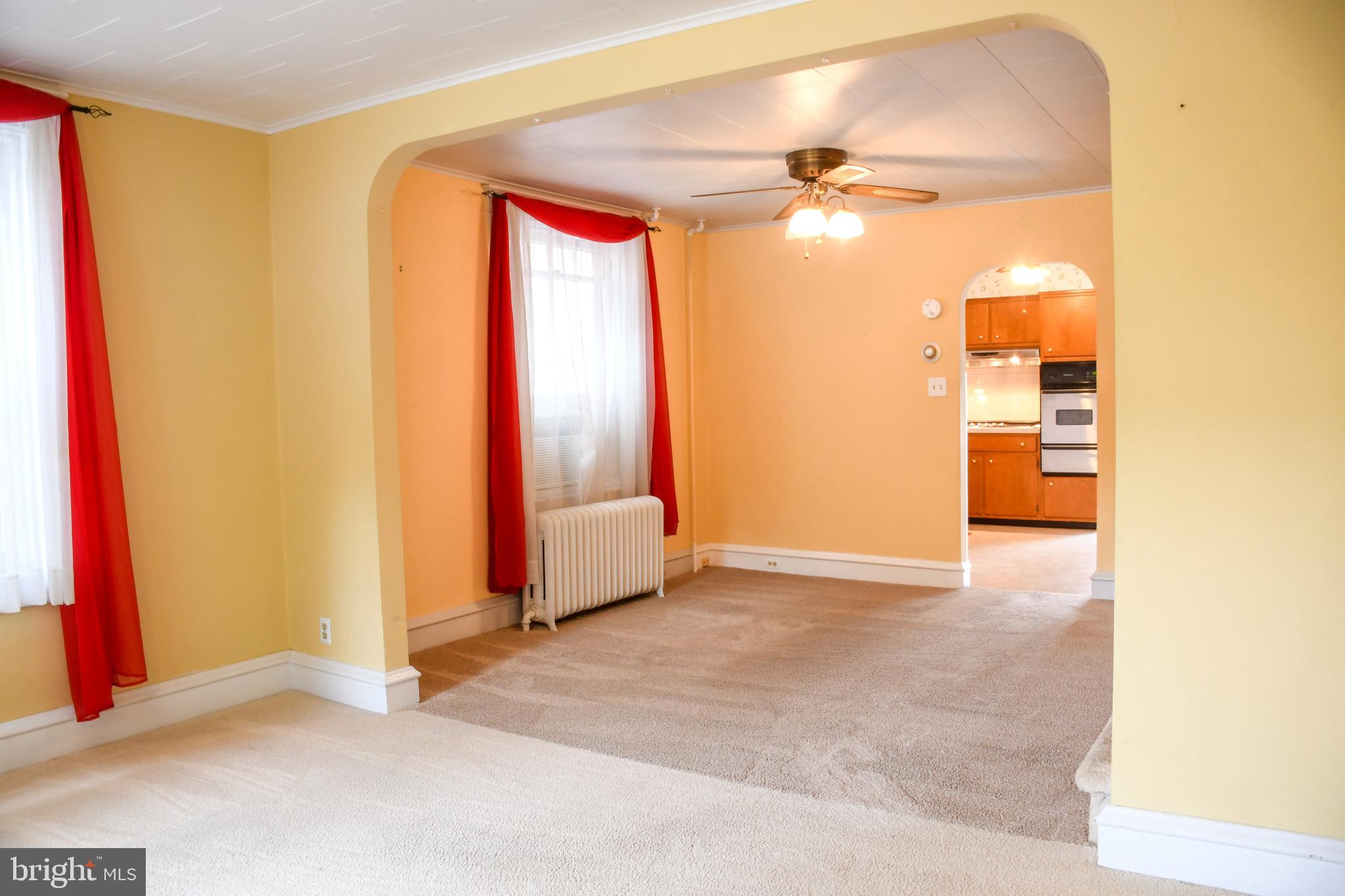 4 East Elm Street Reading, PA 19607 - Photo 8 of 27 Living room looking into dining room