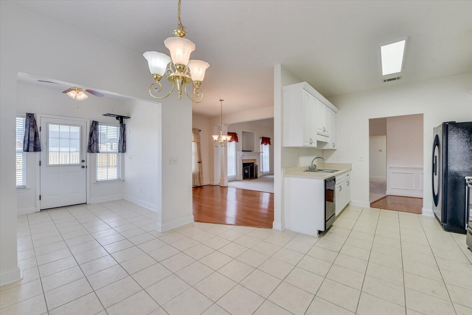 4598 Logans Way Augusta, GA 30909 - Photo 15 of 38 View from eat-in kitchen of kitchen, formal dining room and sunroom