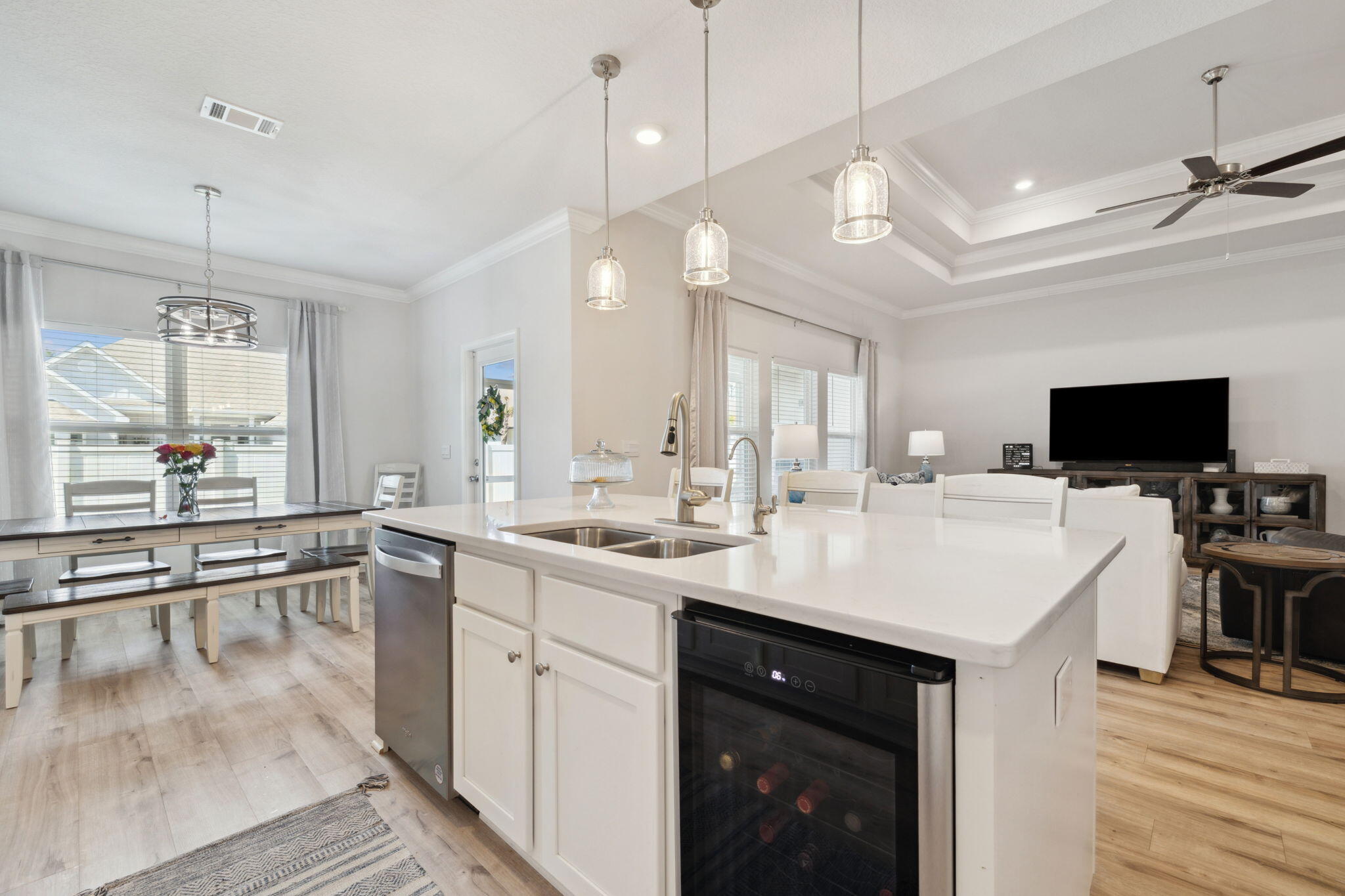 77 Palmview Lane Santa Rosa Beach, FL 32459 - Photo 11 of 37 a kitchen with a sink appliances and a counter top space
