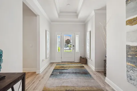 a view of an entryway door