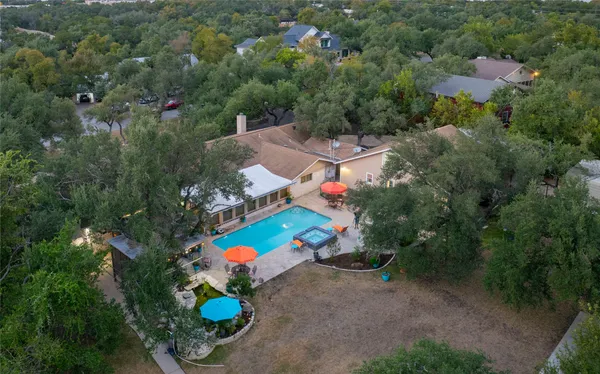 an aerial view of a