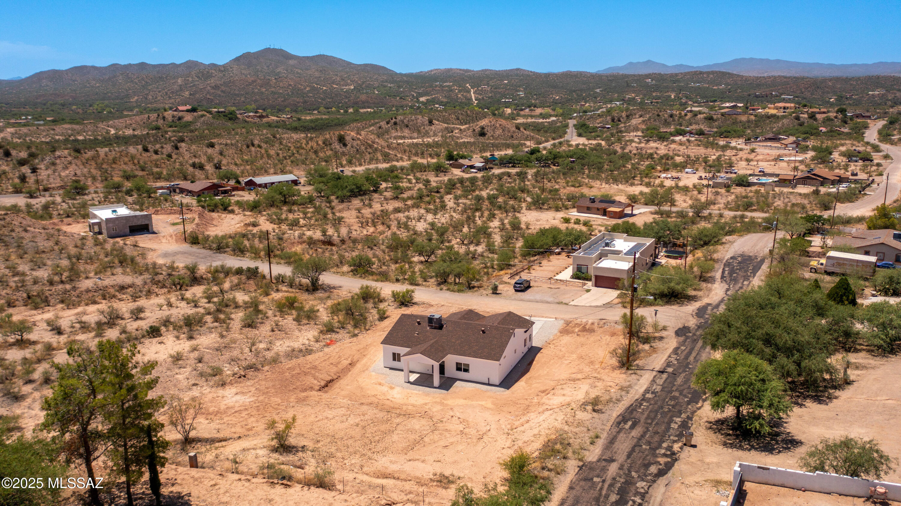 280 Donna Court Rio Rico, AZ 85648 - Photo 13 of 50 an aerial view of residential house with parking space