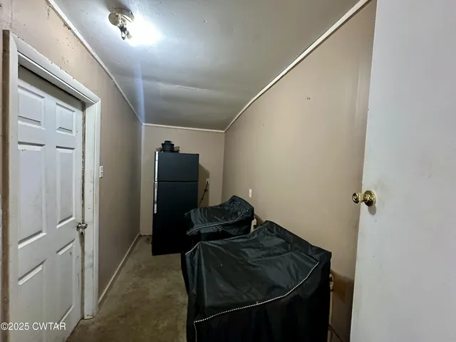 a close view of closet