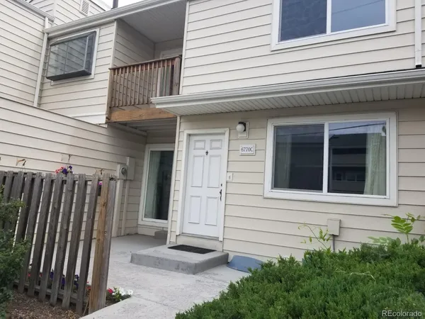 a view of front door of house