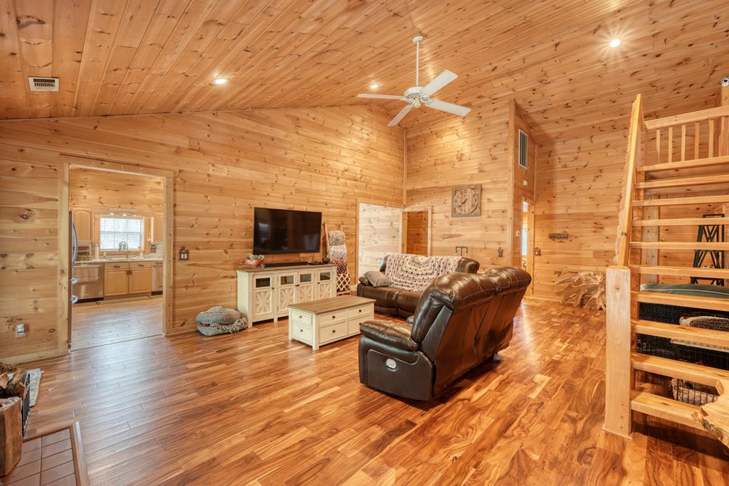 71 Andy Court Morganton, GA 30560 - Photo 4 of 43 a living room with furniture and a flat screen tv
