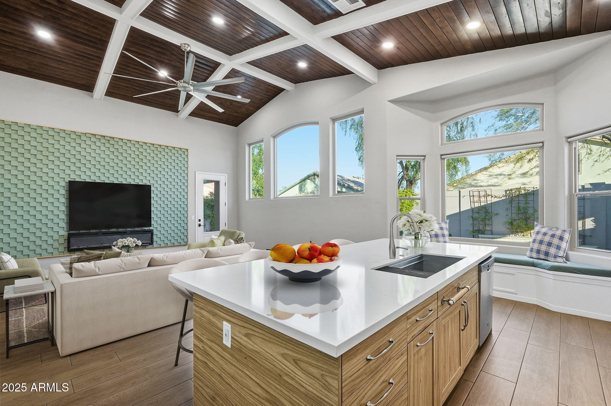 245 West Sagebrush Street Gilbert, AZ 85233 - Photo 10 of 62 a kitchen with a sink stove and cabinets