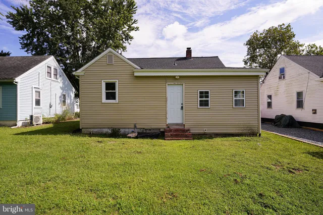 a view of a backyard with a garden