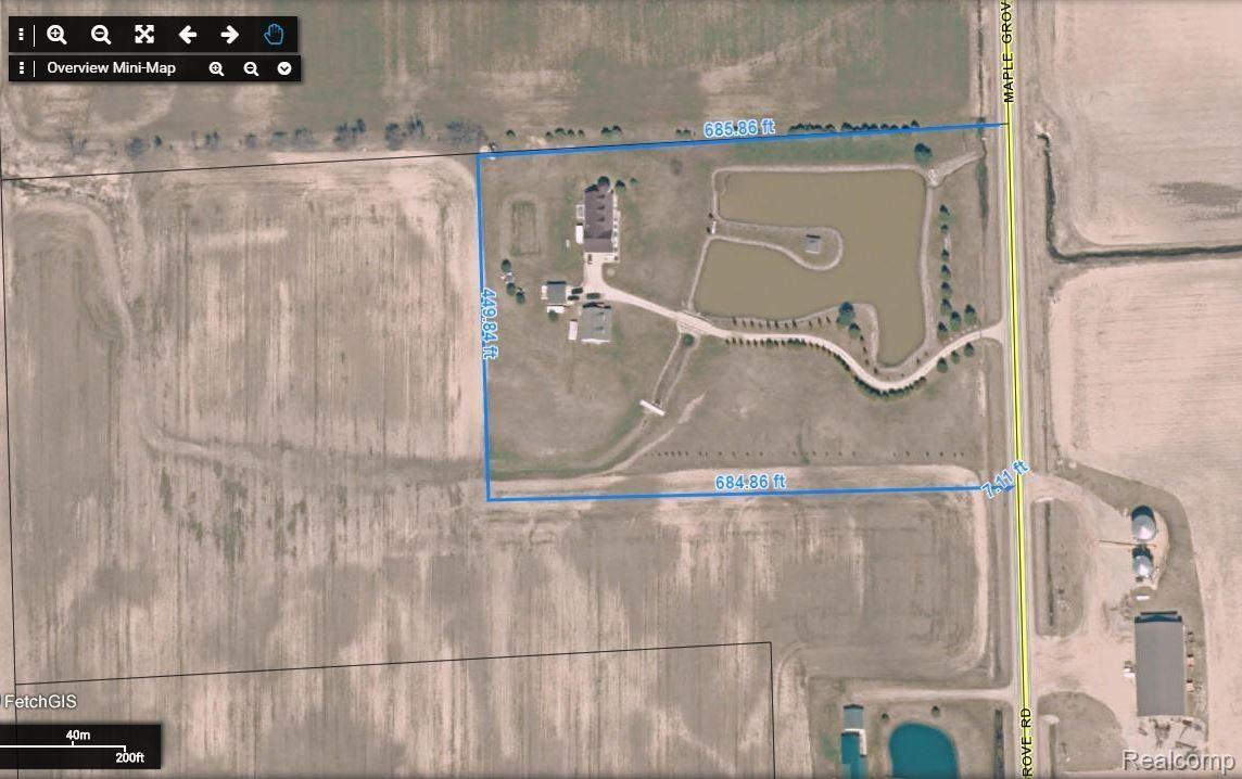2609 Maple Grove Road Deckerville, MI 48427 - Photo 5 of 31 Aerial - 7 acres.JPG