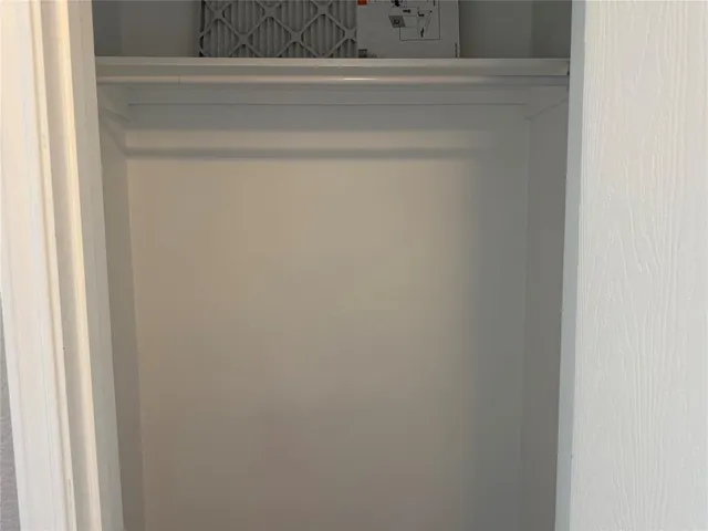a close view of closet