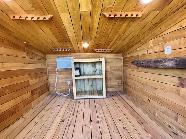 a backyard of a house