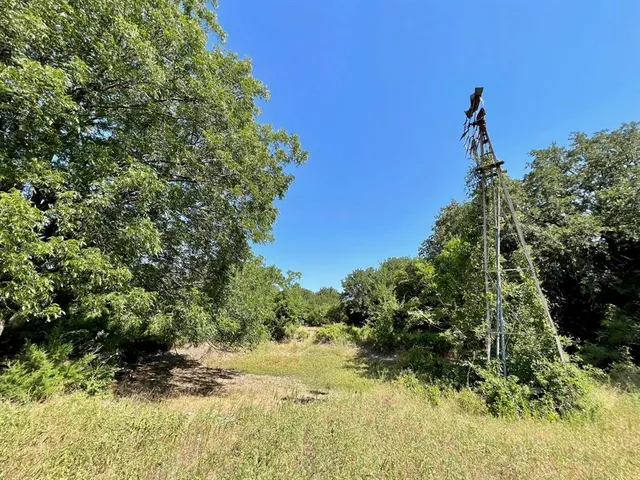 a house with trees in front of it