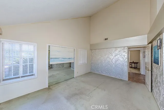 a view of an empty room