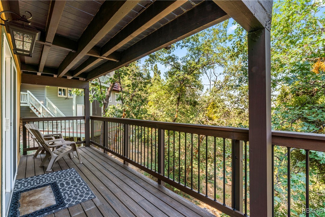33475 Music Camp Road Running Springs, CA 92382 - Photo 32 of 44 Downstairs covered deck