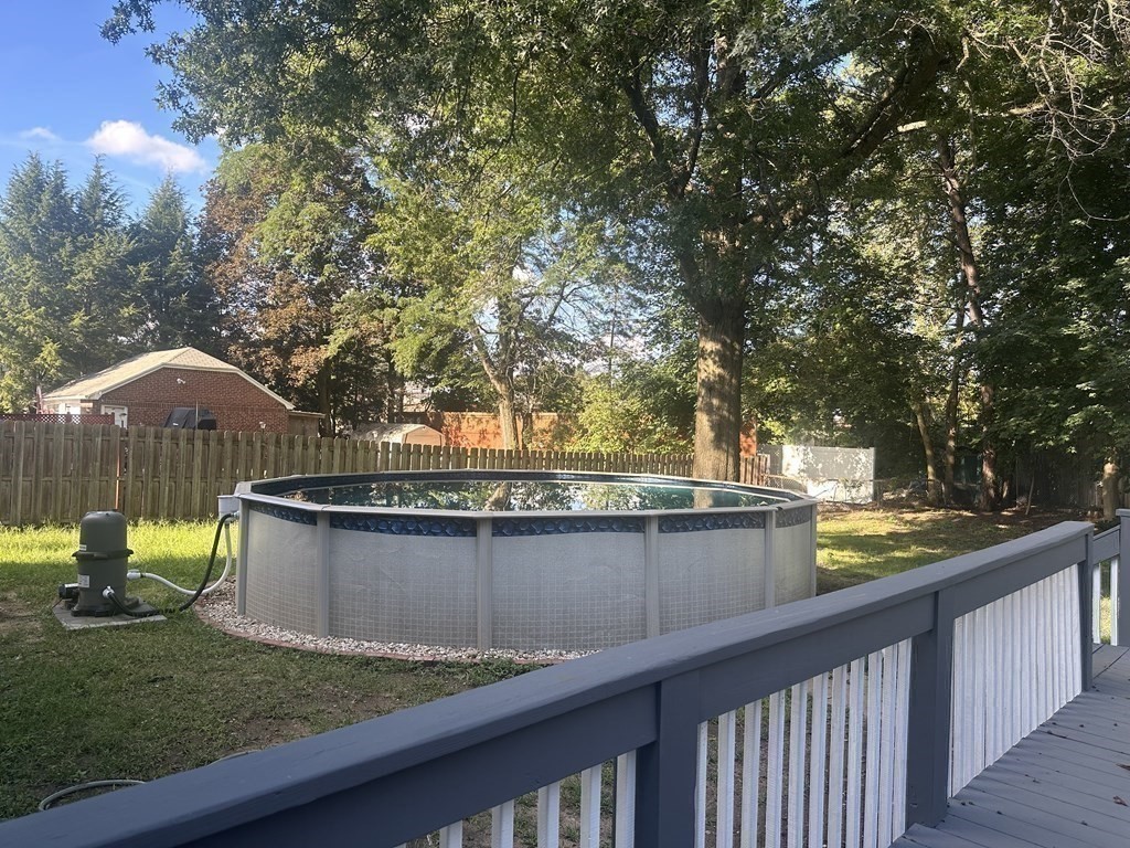 144 Stony Hill Road Wilbraham, MA 01095 - Photo 14 of 15 a view of a small yard from a balcony
