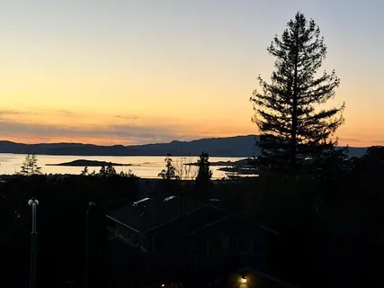 a kitchen with refrigerator and window