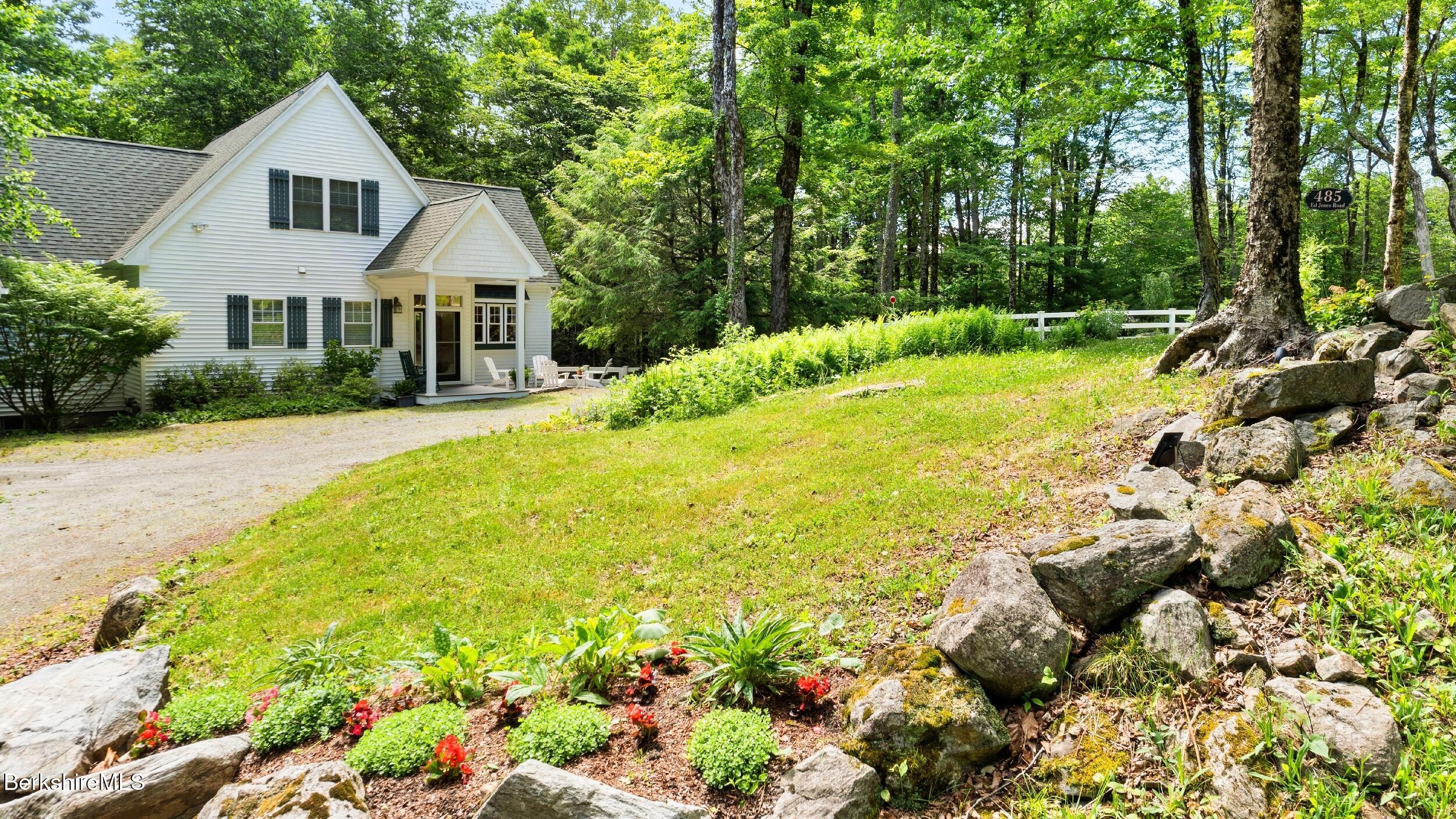485 Ed Jones Road Otis, MA 01253 - Photo 4 of 36 Landscaping Bordering The Road