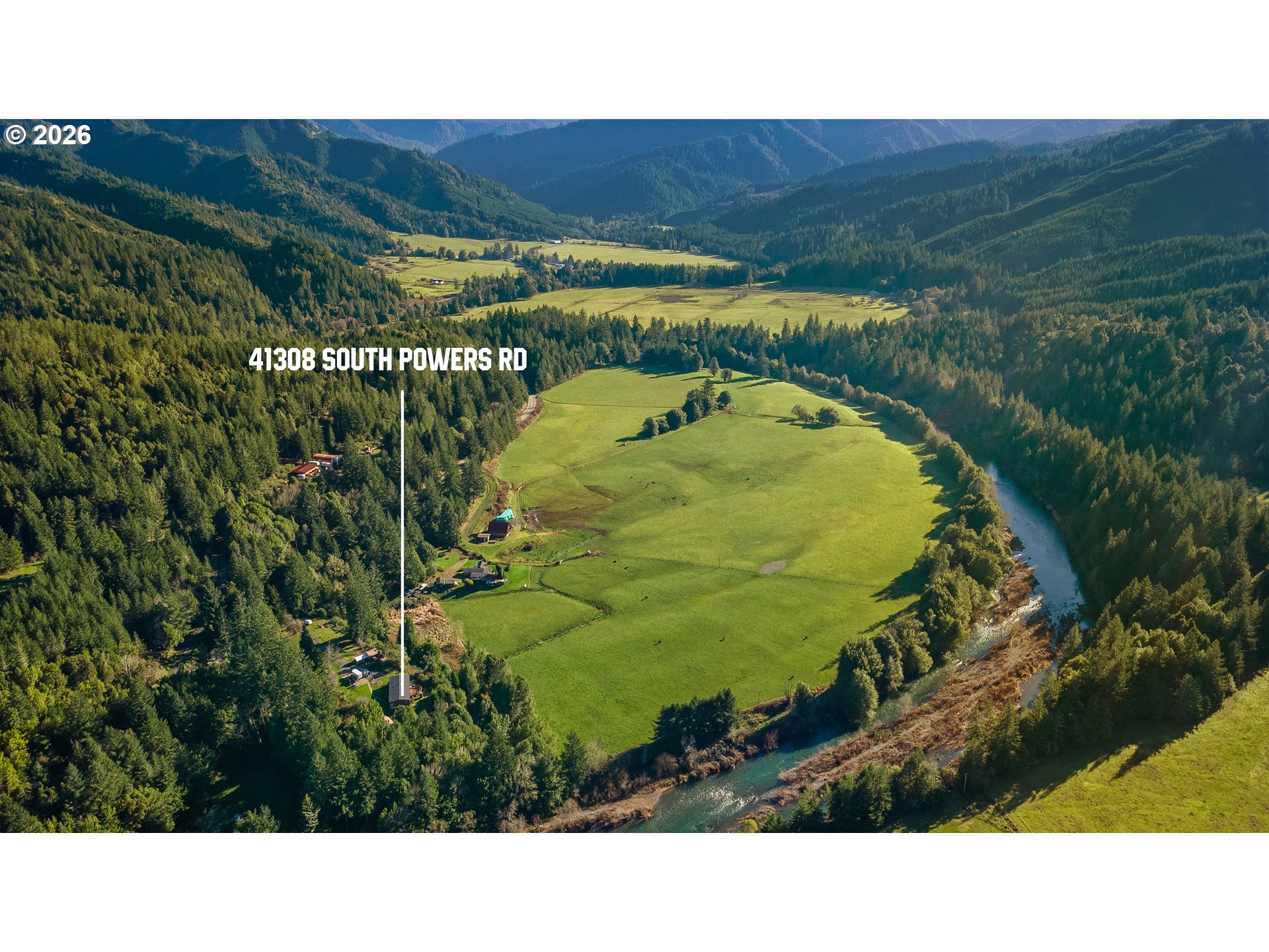 41308 South Powers Road Powers, OR 97466 - Photo 7 of 42 a black and white photo of a garden