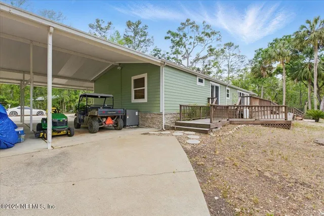 a view of a house with a patio