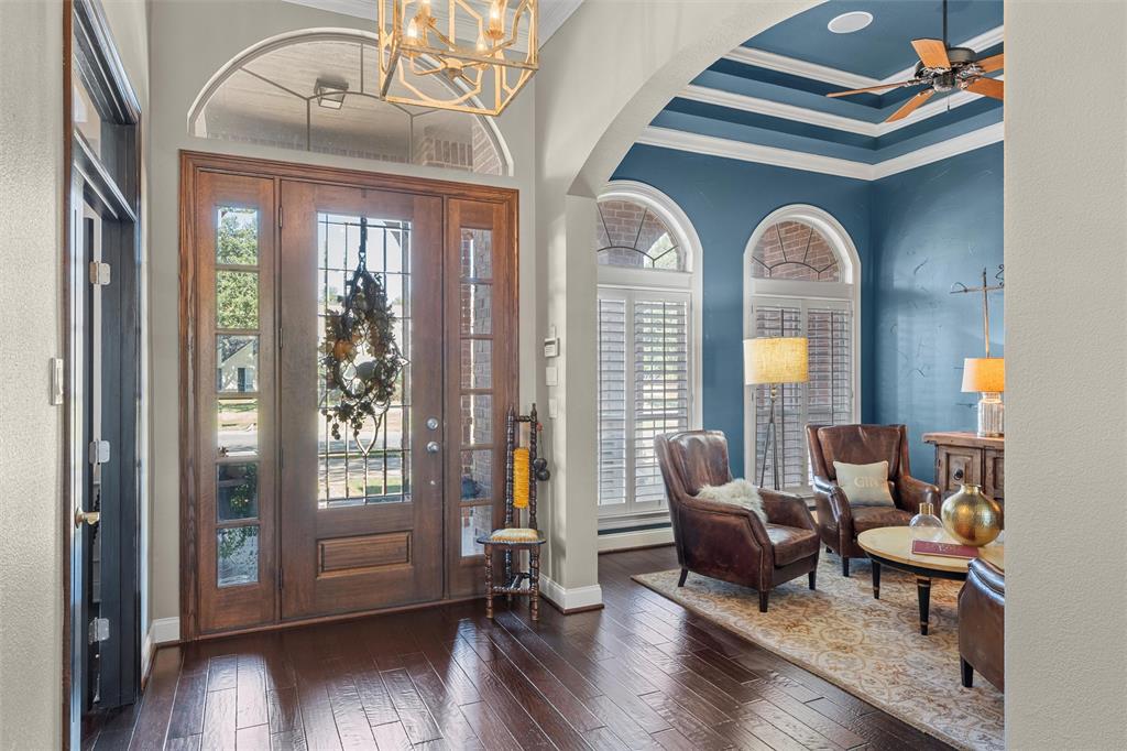 2030 Rustic Trail Waco, TX 76657 - Photo 5 of 40 a living room with furniture and wooden floor