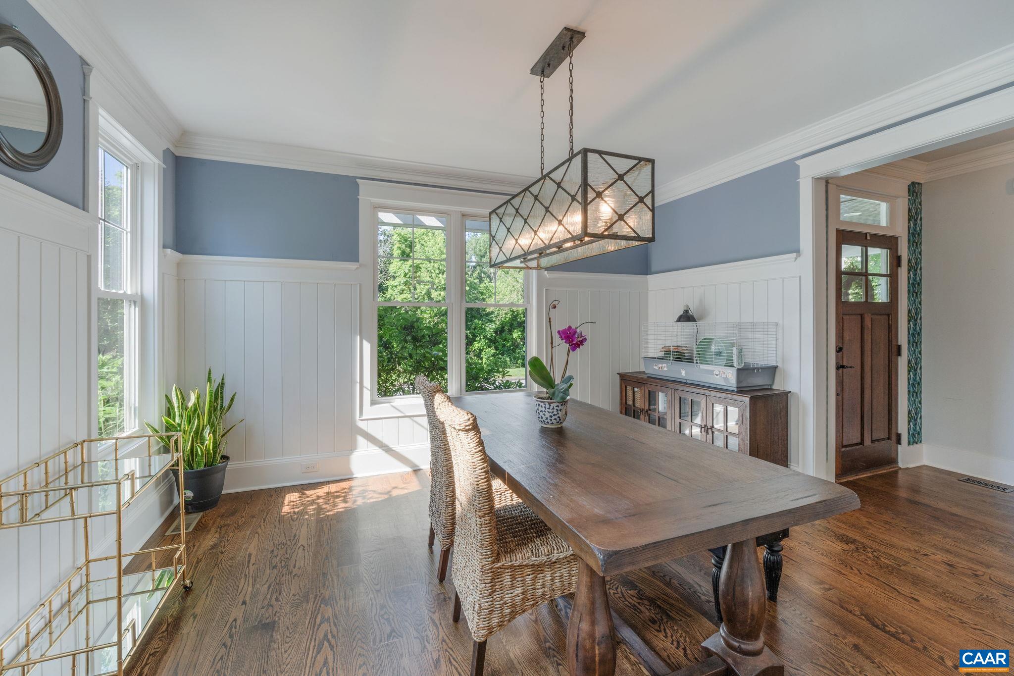 5123 Brook View Road Crozet, VA 22932 - Photo 12 of 75 a view of a dining room with furniture window and wooden floor