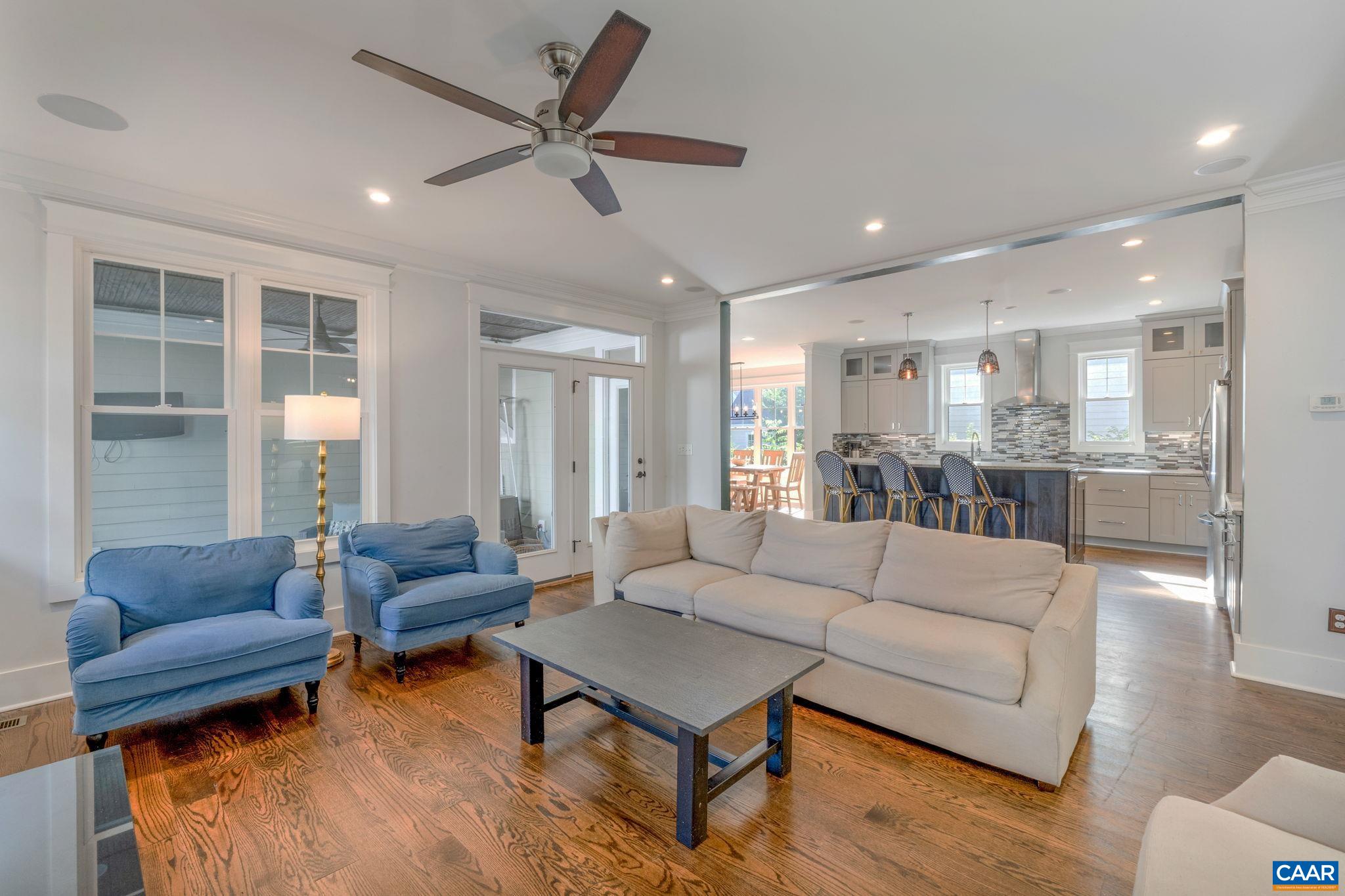 5123 Brook View Road Crozet, VA 22932 - Photo 22 of 75 a living room with furniture and a view of kitchen