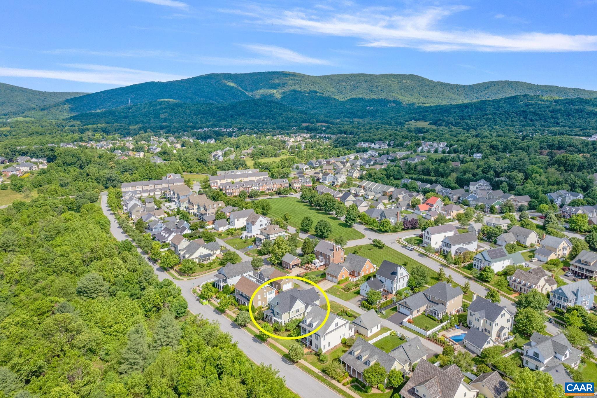 5123 Brook View Road Crozet, VA 22932 - Photo 68 of 75 a view of a city with a mountain