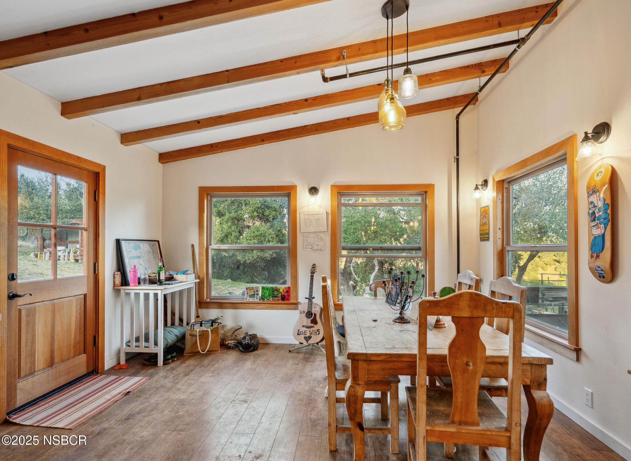 954 Ballard Canyon Road Solvang, CA 93463 - Photo 11 of 17 a view of a dining room with furniture window and outside view