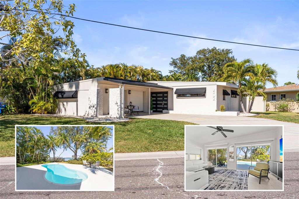 402 161st Avenue Redington Beach, FL 33708 - Photo 1 of 55 front view of a house with a yard
