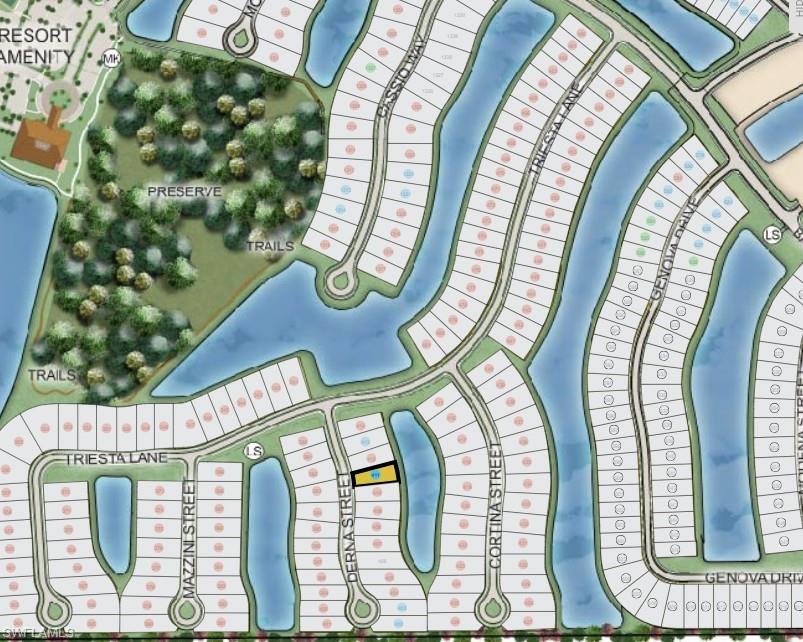 15784 Derna Street Naples, FL 34114 - Photo 21 of 38 Esplanade by the Islands ~ Site Map