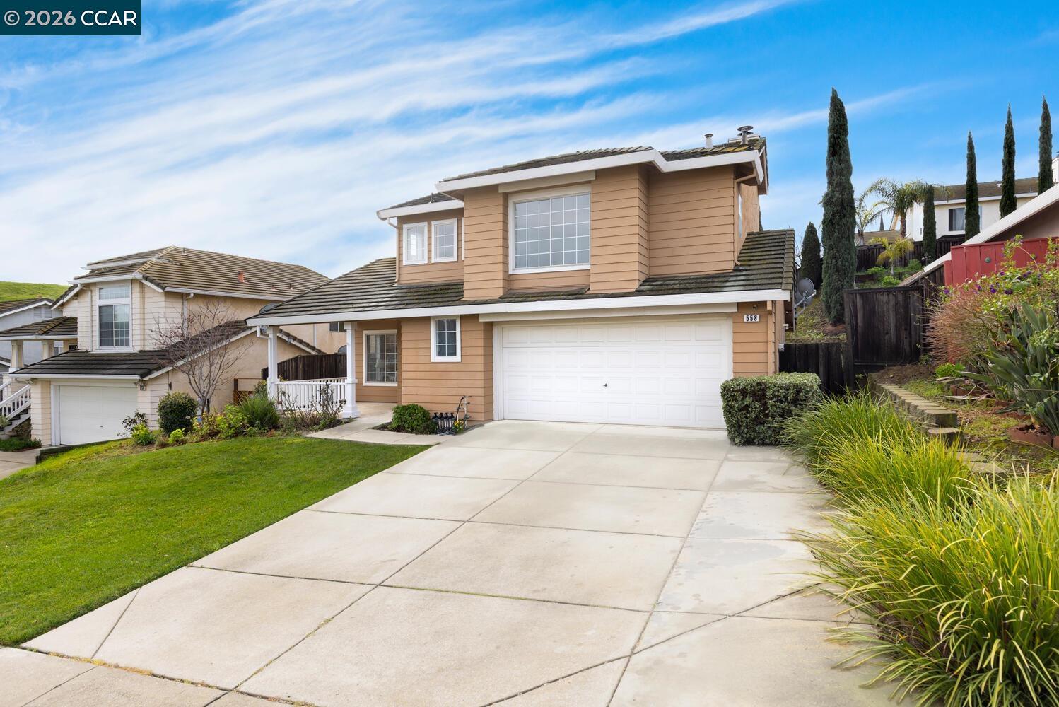 558 Fletcher Street Bay Point, CA 94565 - Photo 3 of 37 a front view of house with yard and green space
