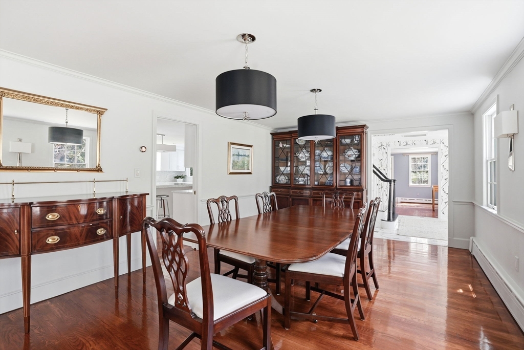 192 Prospect Street Hingham, MA 02043 - Photo 7 of 37 a view of a dining room with furniture and wooden floor