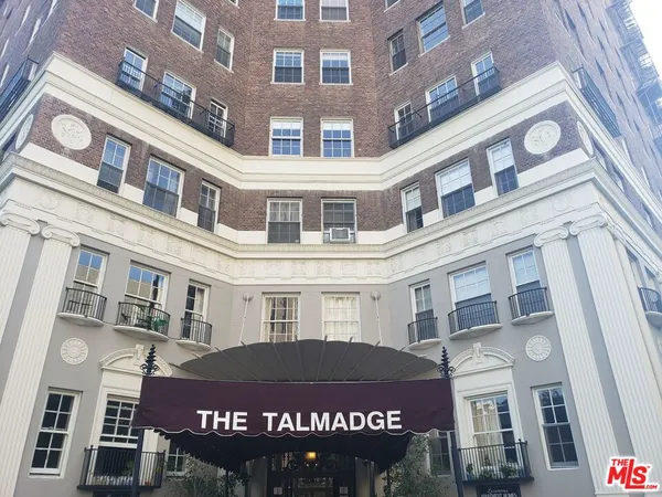 a front view of a building