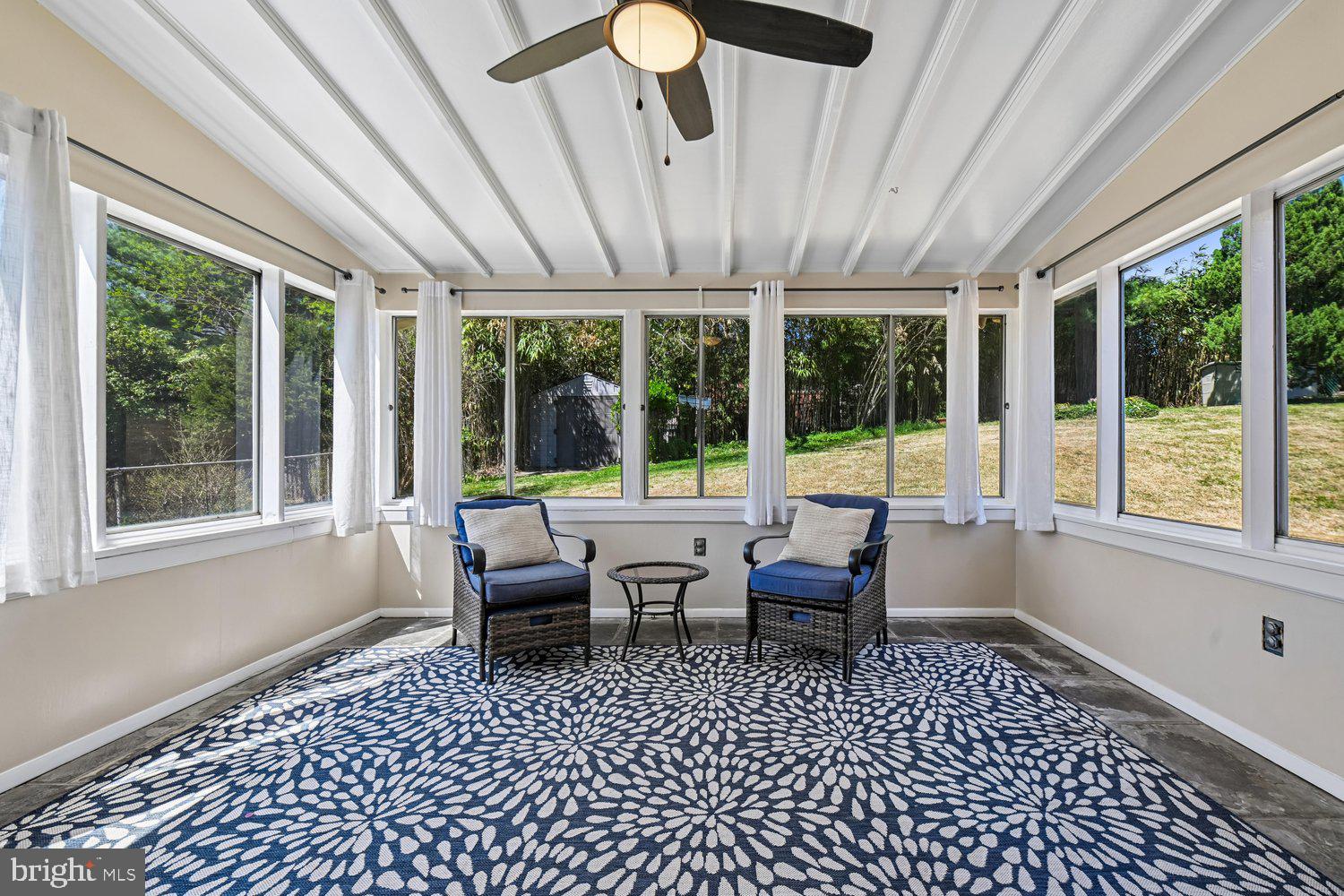 10706 Stoneyhill Drive Silver Spring, MD 20901 - Photo 22 of 49 Bright and airy sunroom w/ ceiling fan