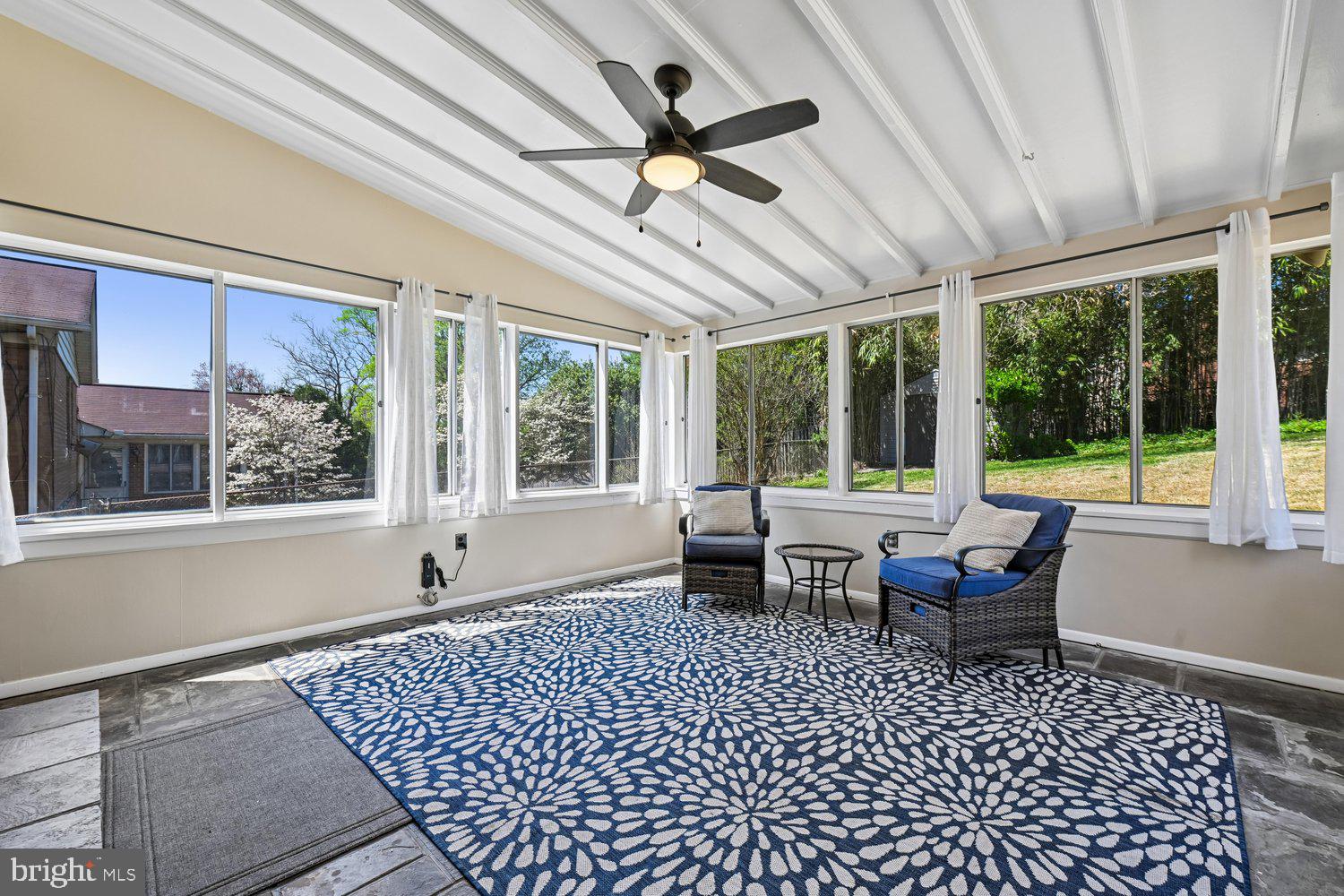 10706 Stoneyhill Drive Silver Spring, MD 20901 - Photo 23 of 49 Sunroom with slate tile