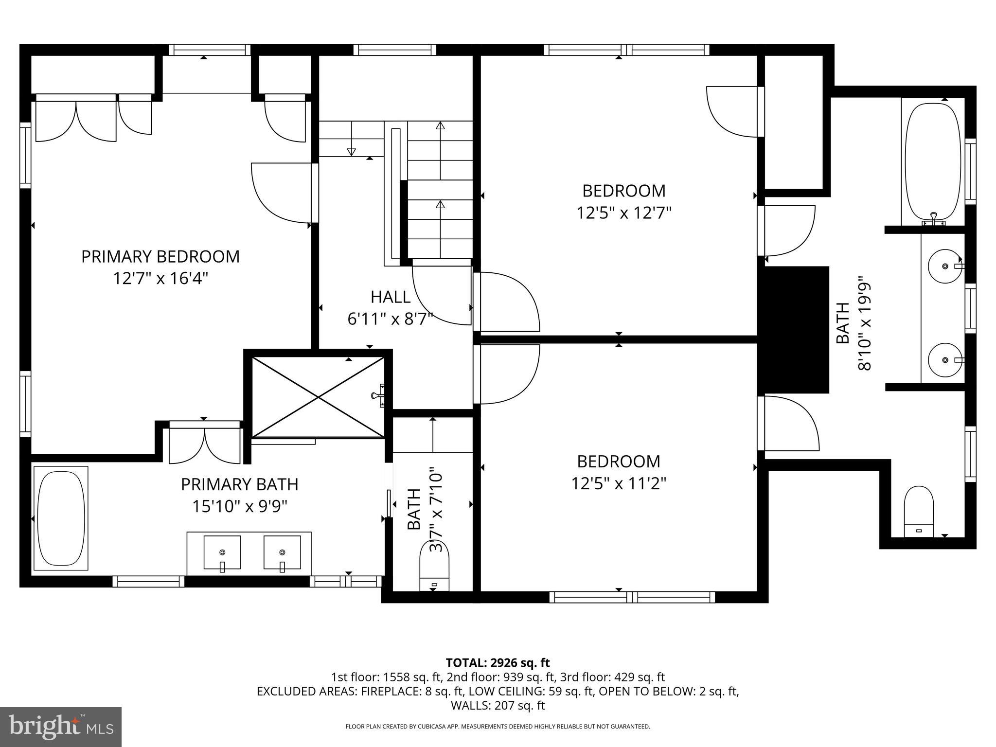 20 Hillside Road Wayne, PA 19087 - Photo 47 of 49 Floorplan - 2nd level