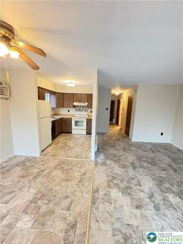 a view of a kitchen with a stove