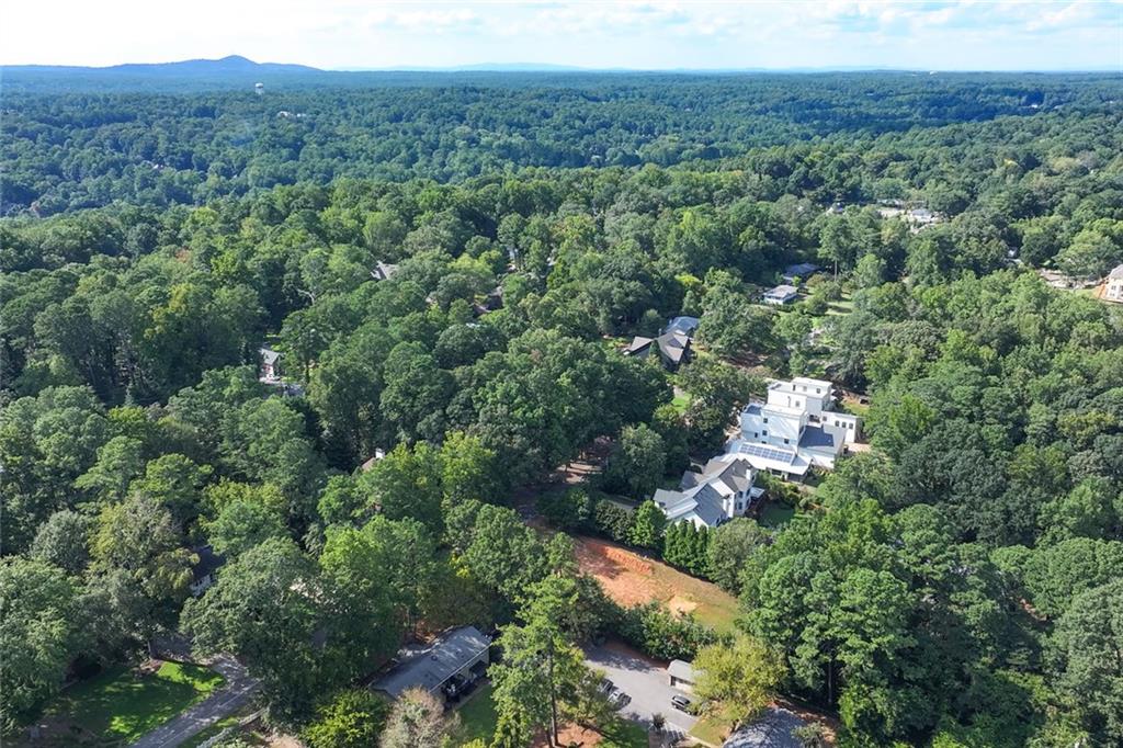 383 Westside Drive Roswell, GA 30075 - Photo 8 of 28 an aerial view of a house with a yard