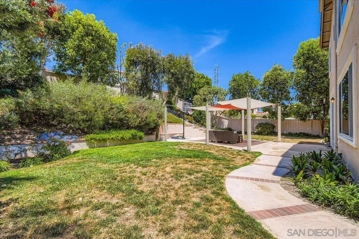 1382 Sparrow Road Carlsbad, CA 92011 - Photo 29 of 34 a view of a house with backyard and sitting area