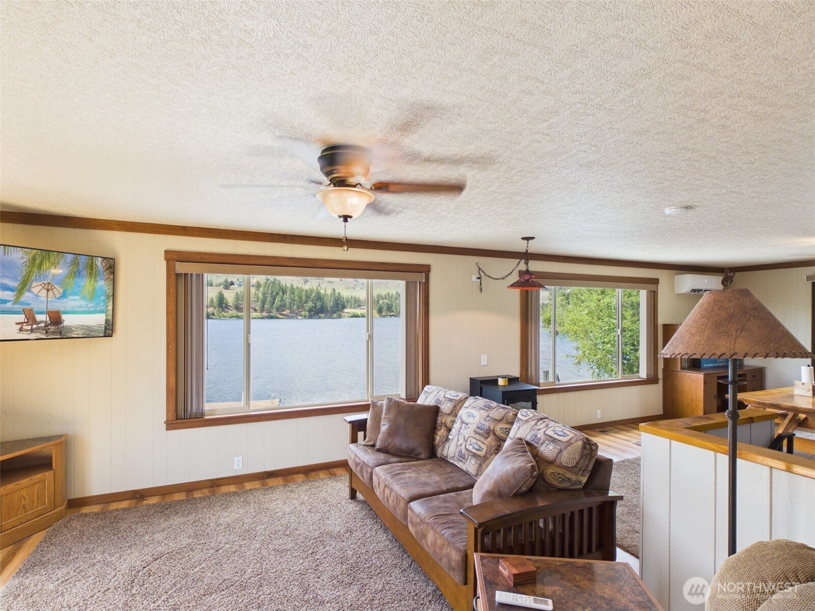 6 Marions Cove Road Republic, WA 99166 - Photo 8 of 33 a living room with furniture and a large window