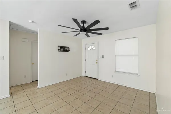 a view of an empty room